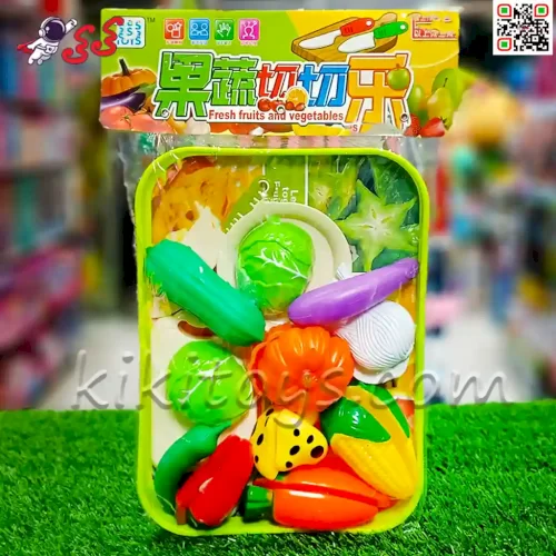 سینی میوه و سبزیجات برشی اسباب بازی Fresh fruits toy 8008