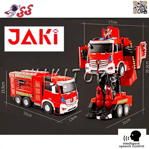 سفارش اینترنتی کامیون کنترلی ترنسفورمرز آتشنشانی اسباب بازی JAKI JIA QI TROOPERS VELOCITY