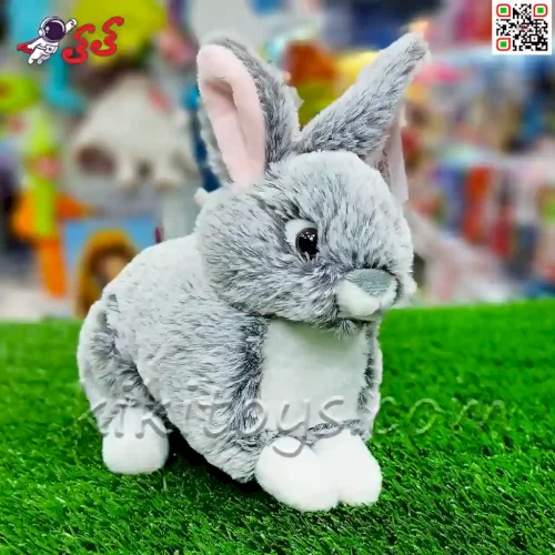 عروسک خرگوش طبیعی پولیشی اسباب بازی