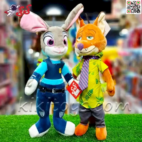 عروسک خرگوش و روباه زوتوپیا پولیشی اسباب بازی 40 سانتیمتر