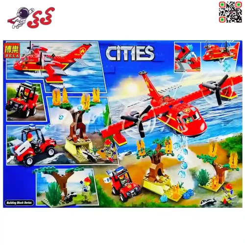 سایت خرید لگو سیتی CITIES هواپیما آتشنشانی برند لاری LARI 11214