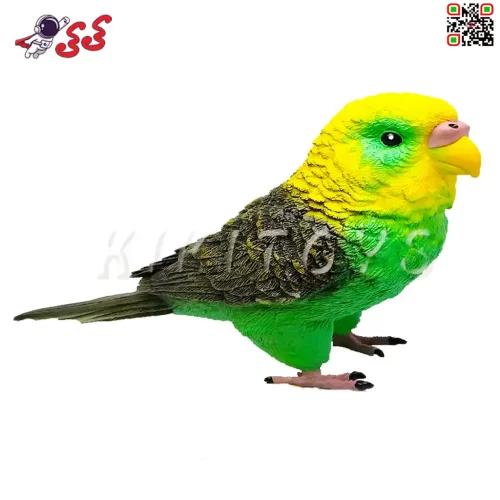 فیگور حیوانات مرغ عشق سبز اسباب بازی Budgerigar 1077