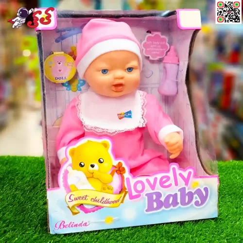 عروسک لپی خنده و گریه صورت متحرک اسباب بازی lOVELY Baby 68013