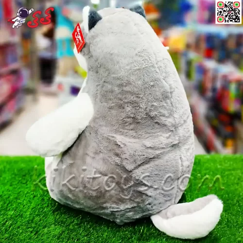 خرید اینترنتی عروسک سگ هاسکی نشسته پولیشی بزرگ اسباب بازی 40 سانتی متر