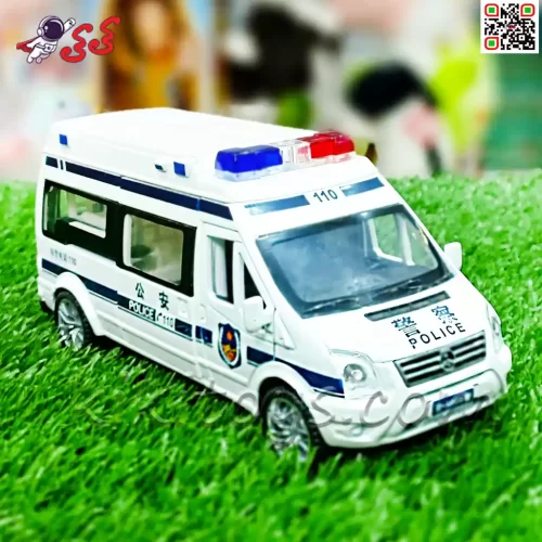 عکس ماشین فلزی آمبولانس و پلیس اسباب بازی سری مشاغل Police car and Ambulance A0608
