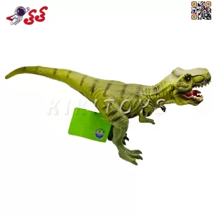 سایت خرید اینترنتی اسباب بازی فیگور دایناسور طرح تیرکس گوشتی سبز Tyrannosaurus x145
