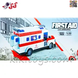 آمبولانس کنترلی شارژی اسباب بازی پسرانه