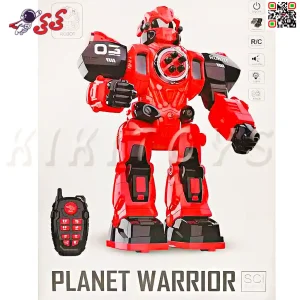 سایت خرید اینترنتی اسباب بازی ربات کنترلی قرمز با پرتاب تیر PLANET WARRIOR 601