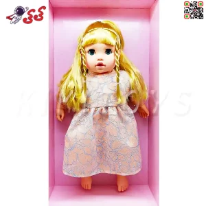 قیمت و مشخصات اسباب بازی عروسک دختر زیبا لباس نارنجی CUDDLY BABY 1018