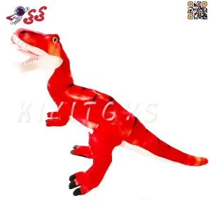 دایناسور تیرکس پولیشی قرمز متوسط اورجینال اسباب بازی Tyrannosaurus Dinosaur 15208