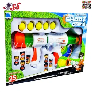 تفنگ بادی پرتاب توپ اسفنجی اسباب بازی Shoot Game 668A2