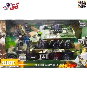 قیمت و مشخصات اسباب بازی کامیون و نفربر ارتشی MILITARY EQUIP MENT 8803
