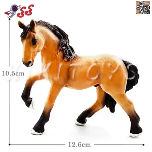 قیمت و مشخصات فیگور حیوانات اسب یال مشکی fiqure of horse 091