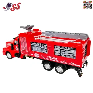 عکس اسباب بازی کامیون فلزی آتشنشانی Metal fire truck 4566