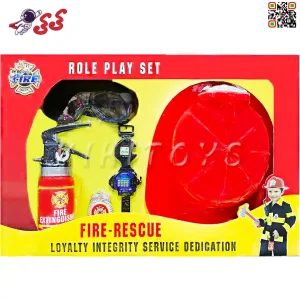اسباب بازی کلاه و تجهیزات آتش نشانی FIRE RESCUE 11911