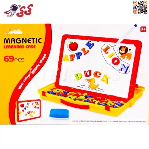 تخته وایت برد مغناطیسی اسباب بازی با حروف انگلیسی MAGNETIC LEARNING CASE 9918