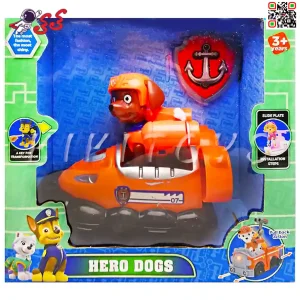 اسباب بازی سگ های نگهبان زوما با ماشین موزیکال HERO DOGS 6080