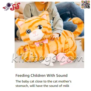 گربه اسباب بازی پسرانه و دخترانه موزیکال با بچه