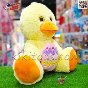 خرید هدیه عروسک اردک زرد بزرگ اورجینال پولیشی اسباب بازی