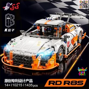 لگو تکنیک ماشین آئودی Audi R8 سوپر اسپرت برند مولد کینگ Kbox 10215