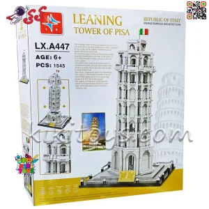 ساختنی لگو برج کج پیزا سری آرشیتکت Architecture  Leaning  Tower  Pisa LX A477