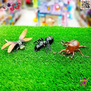 اسباب بازی پسرانه فیگور حیوانات و حشرات و خزندگان 16 عددی