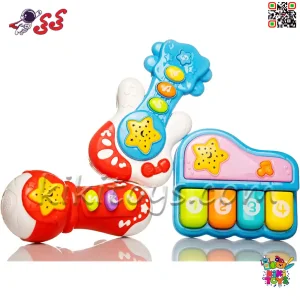 اسباب بازی موسیقی پیانو و میکروفون موزیکال نشکن Music combination 60093