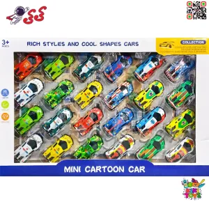 اسباب بازی ماشین فلزی لامبورگینی 24 عددی MINI CARS 6612