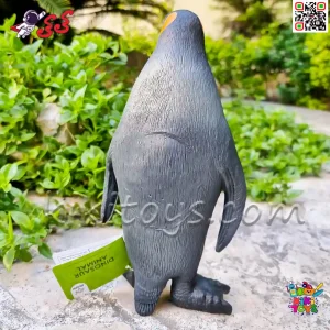 عکس و مشخصات فیگور حیوانات ماکت پنگوئن امپراتور اسباب بازی نرم و گوشتی بزرگ Penguin figure X109