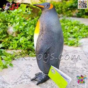 سفارش اینترنتی فیگور حیوانات ماکت پنگوئن امپراتور اسباب بازی نرم و گوشتی بزرگ Penguin figure X109