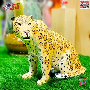 سفارش اینترنتی فیگور حیوانات ماکت پلنگ اسباب بازی Leopard figure X154