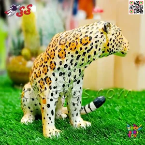 مشخصات فیگور حیوانات ماکت پلنگ اسباب بازی Leopard figure X154