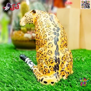 عکس فیگور حیوانات ماکت پلنگ اسباب بازی Leopard figure X154