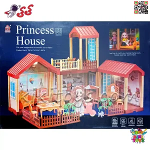 قیمت و خرید خانه باربی و قصر اسباب بازی دخترانه با موتور وسپا Princess House  68816