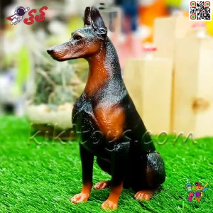 فیگور حیوانات ماکت سگ دوبرمن اسباب بازی 1477 Doberman fiqure