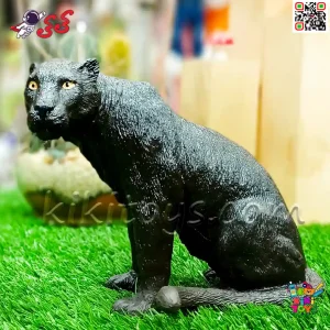 مشخصات فیگور حیوانات ماکت پلنگ سیاه و جگوار اسباب بازی Black panther figure X152