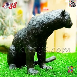 سایت فیگور حیوانات ماکت پلنگ سیاه و جگوار اسباب بازی Black panther figure X152