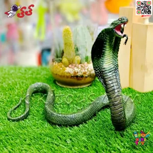 سایت فیگور حیوانات ماکت مار شاه کبری اسباب بازی King cobra Snake Fiqure 1787