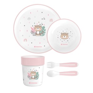 ظرف ملامین 5 تکه کیکابو kikkaboo طرح savanna