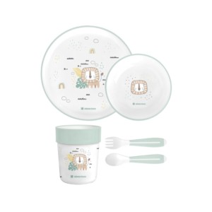 ظرف ملامین 5 تکه کیکابو kikkaboo طرح savanna