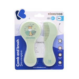 ست شانه و برس کیکابو kikkaboo طرح savanna