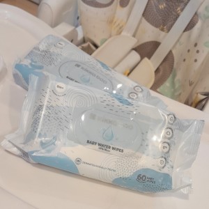 دستمال مرطوب پایه آب کیکابو 60 عددی