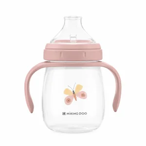 لیوان آبمیوه خوری کودک کیکابو Kikkaboo حجم 240 میل طرح گندم و پروانه