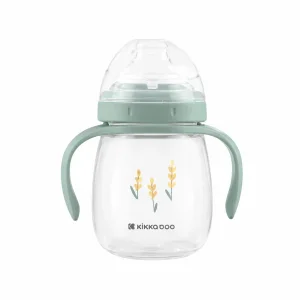 لیوان آبمیوه خوری کودک کیکابو Kikkaboo حجم 240 میل طرح گندم و پروانه