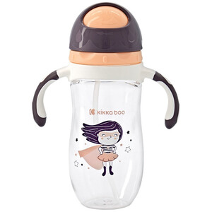 لیوان نی دار کودک کیکابو مدل Tritan super girl