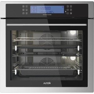 فر توکار برقی کد V402S مشکی و استیل برند آلتون