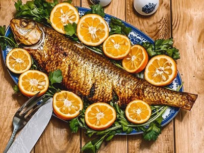 طرز تهیه ماهی شکم پر گیلانی