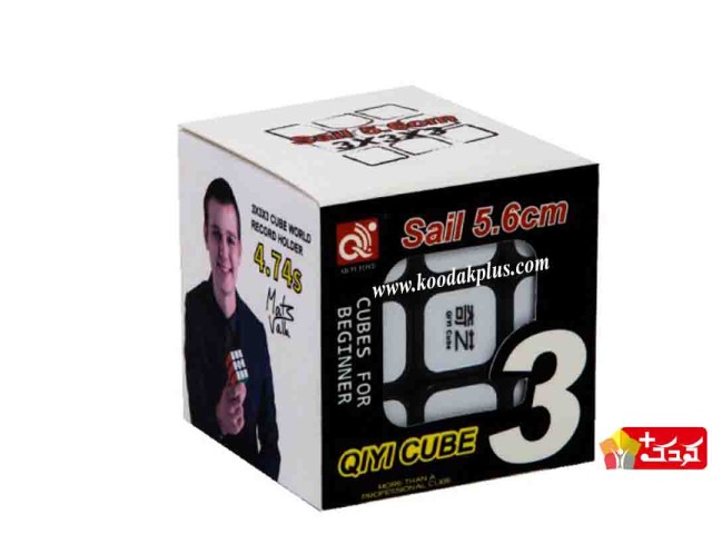 روبیک 3×3 کای وای سیل برچسبی  QiYi Sail 5.6cm 3×3×3