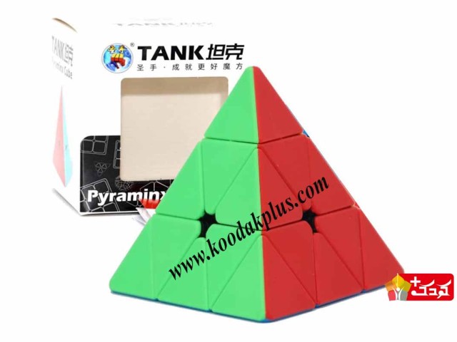 روبیک هرم 3x3 برند شنگ شو تانک استیکرلس ShengShouTank 3x3 pyraminx