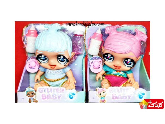 عروسک چشم درشت دخترانه طرح نشسته مدل GTLITER BABY(2 مدل)